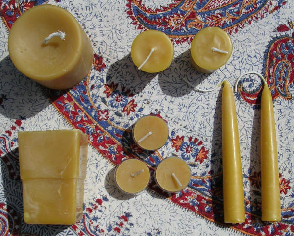 Pure Beeswax Candles - No Color Additives
